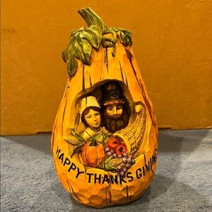 Thanksgiving Pumpkin Figurine